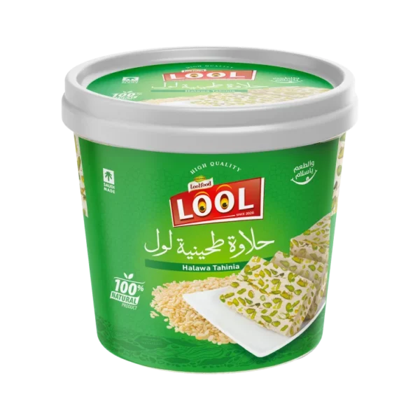 حلاوة طحينية لول مع الفستق
