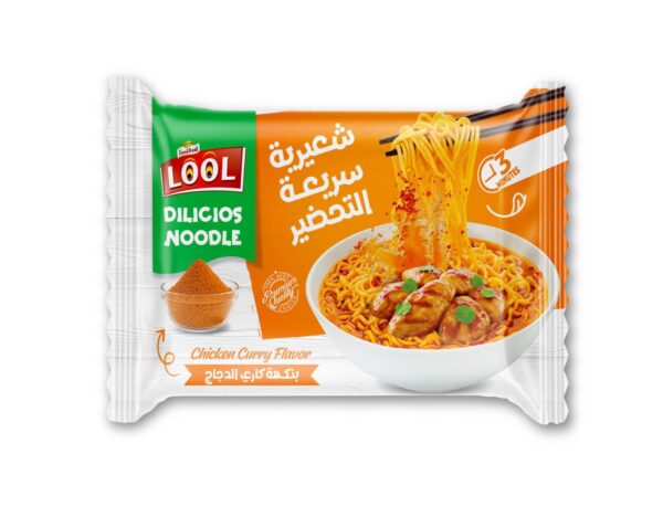 أندولي شعيرية نكهة كاري الدجاج