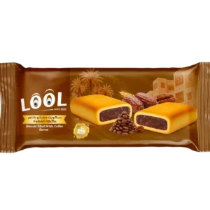 بسكويت مُحشو بالتمر بنكهة القهوة