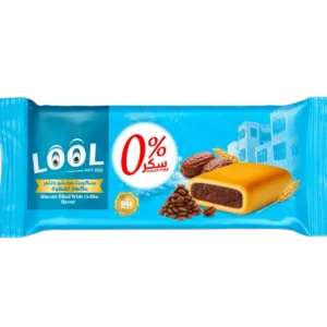 بسكويت مُحشو بالتمر بنكهة القهوة – بدون سكر