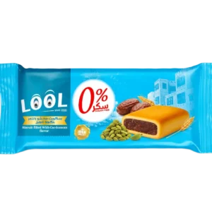 بسكويت مُحشو بالتمر بنكهة الهيل – بدون سكر