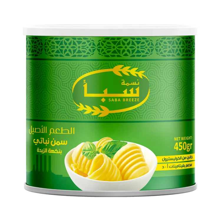سمن نسمة نباتي بنكهة الزبدة – 450 جم